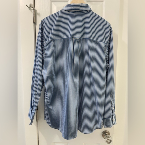 Chaps Men’s Easy Care Striped Button Down Shirt - L - Picture 3 of 3